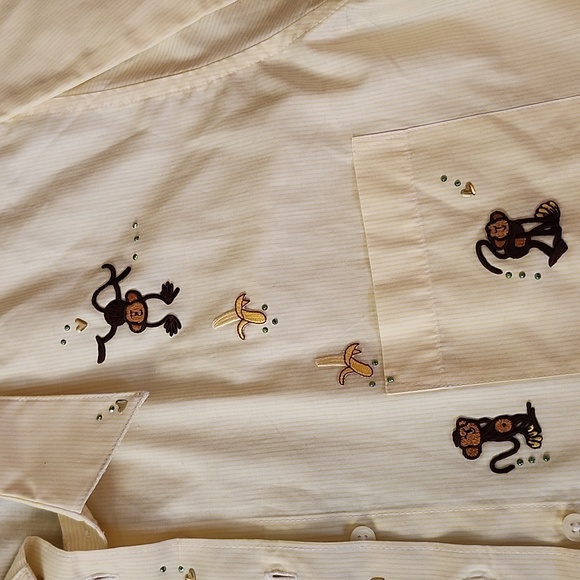 ShipShe Embroidered Blouse Size Large - Picture 3 of 13